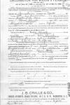 Casper Schmuck's Civil War Pension file - Declaration for Widow's Pension.
