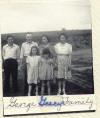 Geary or Gary Family Photo - George Washington Geary and family. I believe they are {left to right } Robert, George and Lillian, Janice, Loretta, and Eleanor Geary.