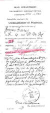 James Alexander Gary - Part of his Civil War Pension File.