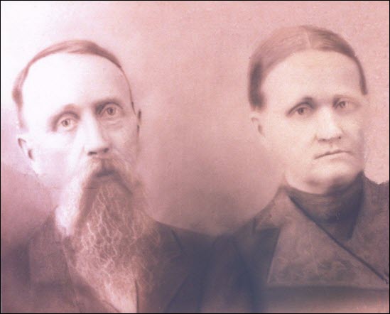 Photograph of Mary Jane Henry and Jeremish Matheny.