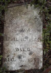 George W. Gallion's tombstone.