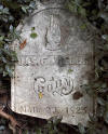 James F. Miller's tombstone - TOP.