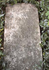 Mary Hall Jewel tombstone.