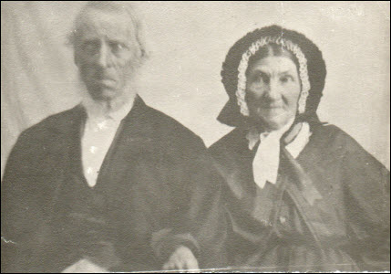 Photograph of William Jewel and Mary Hall Jewel.