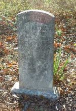 Mrs. Martha A. Wife of T. C. Lavinder Tombstone.
