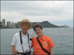 Photograph of Jim and Pat Geary in Hawaii.