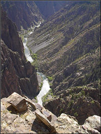 Photograph of Black Canyon of the Gunnison.