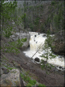 Picture of the Firehole River Falls.