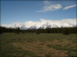 Picture of Grand Tetons.
