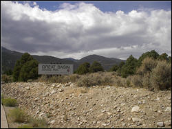 Photograph of approach to Great Basin National Park.