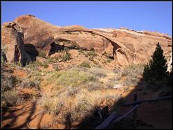 Landscape Arch at Arches National Park.