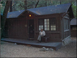 Our heavenly hard sided cabin in Yosemite National Park.