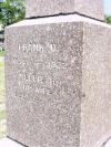 Photograph of Tombstone of Frank McLaughlin 1854-1922 Hartland Cemetery Hartland, Vermont.