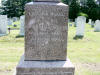 Photograph of Tombstone of Livinia Woods w/o Amos McLaughlin 1809-1892 Hartland Three Corners Cemetery, Hartland, Vermont.