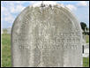 Photograph of Hugh Lawson White Little Tombstone.