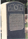 Tombstone of Guy B. Sherman 1833-1904 Melissa A. Phillips His Wife 1841-1924.